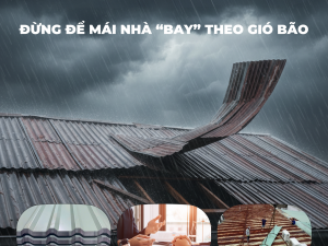 Cơn bão sắp tới, mái nhà bạn đã sẵn sàng chưa? Đừng để nỗi lo thành sự thật!